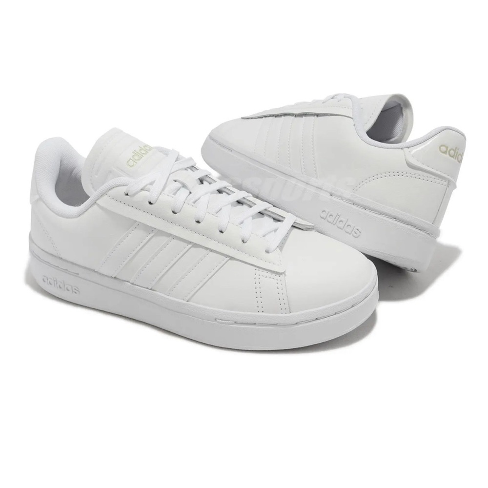 Adidas Womens Grand Court Alpha GX8166 White Casual Shoes Sneakers Size 8
